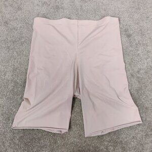 Women's Seamless Slip Shorts Size S Pink Powder High Waist Slimming Compression
